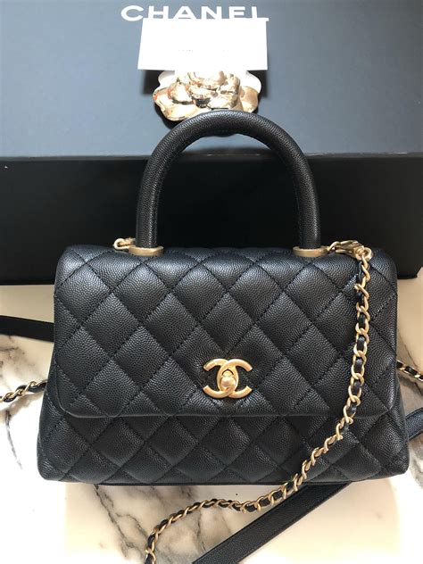 coco chanel handle bag|chanel coco handle bag price.